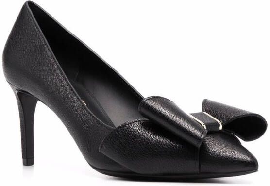 Ferragamo Zoey pumps met strikdetail Zwart