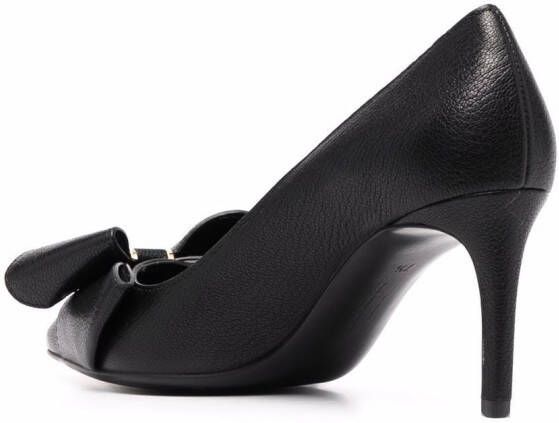 Ferragamo Zoey pumps met strikdetail Zwart