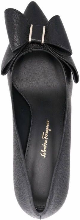 Ferragamo Zoey pumps met strikdetail Zwart
