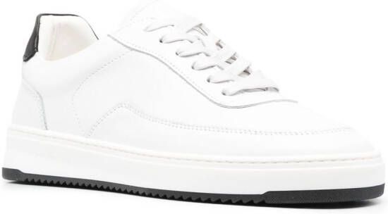 Filling Pieces Sneakers van kalfsleer Wit