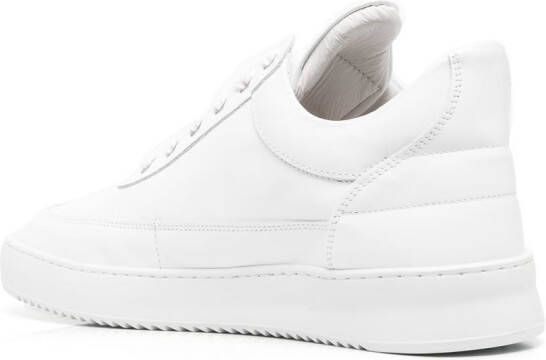 Filling Pieces Sneakers met logo-reliëf Wit