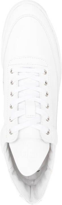 Filling Pieces Sneakers met logo-reliëf Wit