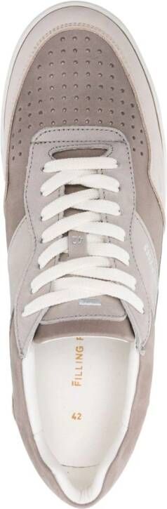 Filling Pieces Sneakers met logoprint Beige
