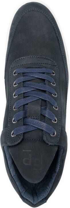 Filling Pieces Suède sneakers Blauw