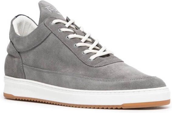 Filling Pieces Suède sneakers Grijs
