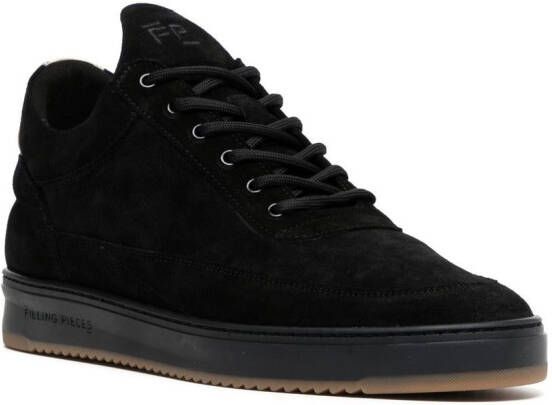 Filling Pieces Suède sneakers Zwart