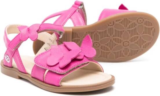 Florens Leren sneakers Roze