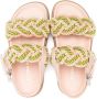 Florens Geweven sandalen Roze - Thumbnail 3