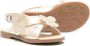 Florens Leren sandalen Goud - Thumbnail 2