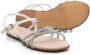 Florens Leren sandalen met stras Wit - Thumbnail 2