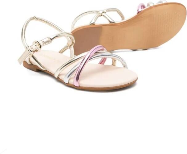 Florens Sandalen met metallic-effect Roze