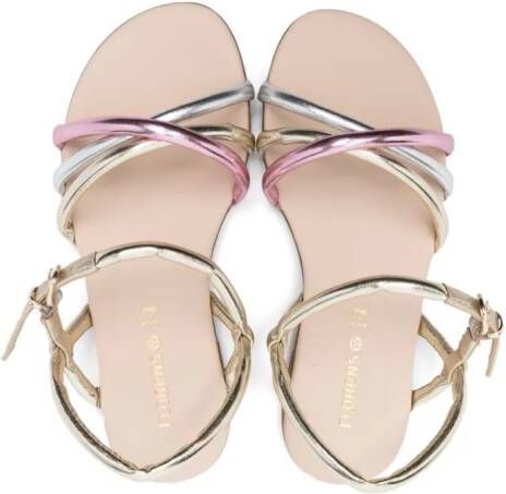 Florens Sandalen met metallic-effect Roze