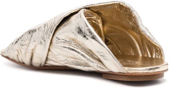 Forte Metallic sandalen Goud