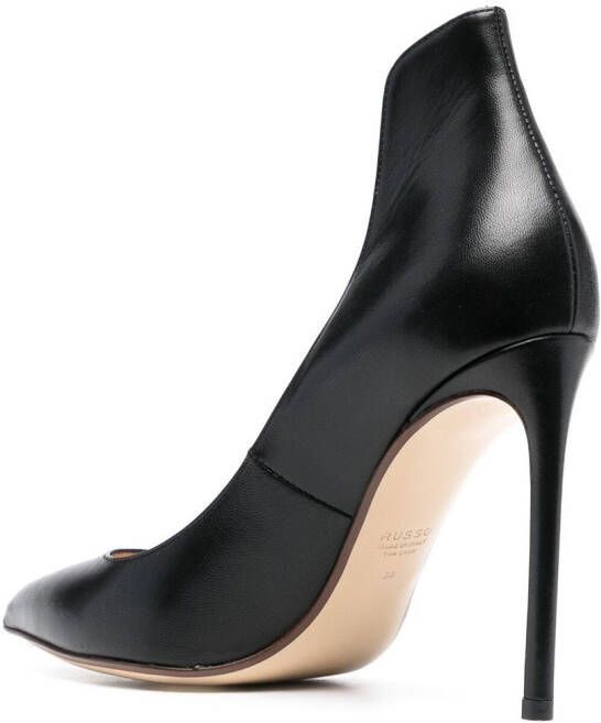 Francesco Russo Pumps met puntige neus Zwart