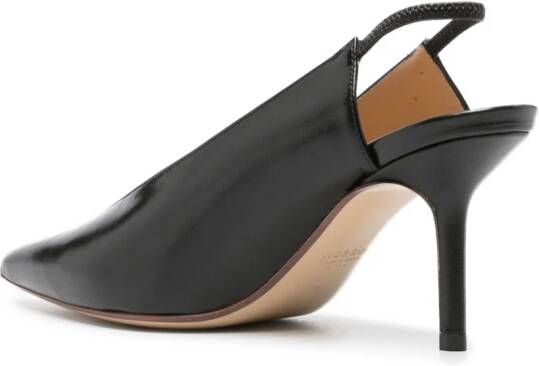 Francesco Russo Pumps met puntige neus Zwart