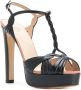 Francesco Russo T-bar 130 sandalen Zwart - Thumbnail 2
