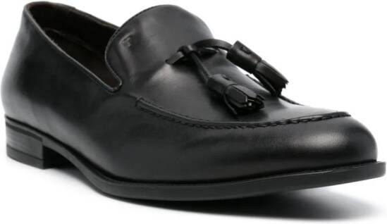 Fratelli Rossetti Brera leren loafers Zwart