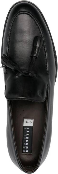 Fratelli Rossetti Leren loafers Zwart