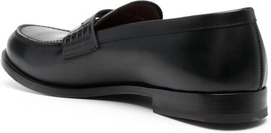 Fratelli Rossetti Penny leren loafers Zwart