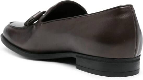 Fratelli Rossetti Leren loafers met kwastjes Bruin