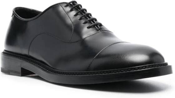 Fratelli Rossetti Leren Oxford veterschoenen Zwart