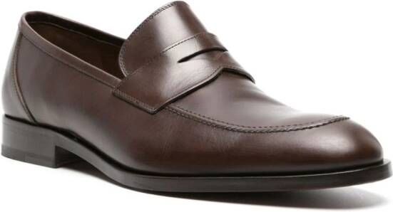 Fratelli Rossetti Leren loafers Bruin