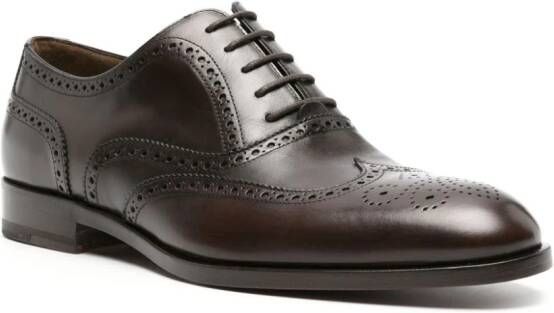 Fratelli Rossetti Leren Oxford schoenen Bruin