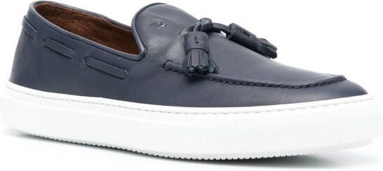 Fratelli Rossetti Leren bootschoenen Blauw