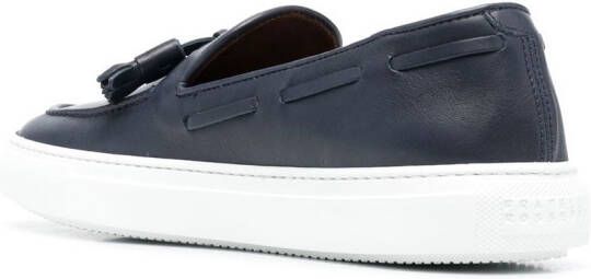 Fratelli Rossetti Leren bootschoenen Blauw