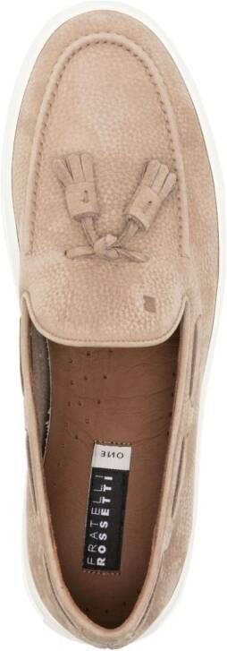 Fratelli Rossetti Leren loafers Bruin