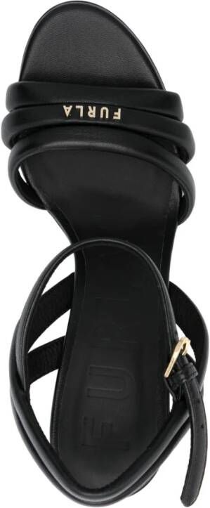 Furla Sandalen met logo Zwart