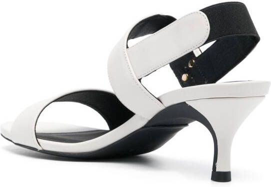 Furla Sign sandalen met logoplakkaat Wit