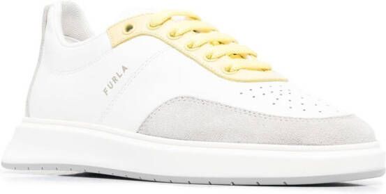 Furla Sneakers met contrast Wit