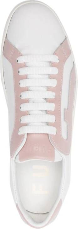 Furla Twist Arch leren sneakers Wit