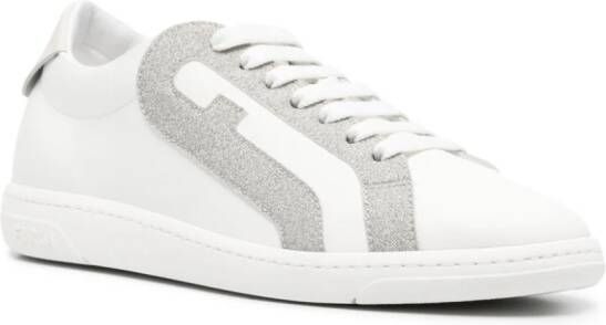 Furla Twist leren sneakers Wit