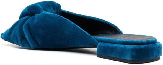 Furla Fluwelen sandalen Blauw