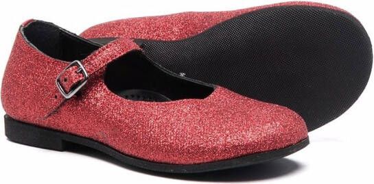 Gallucci Kids Glitter ballerina's Rood