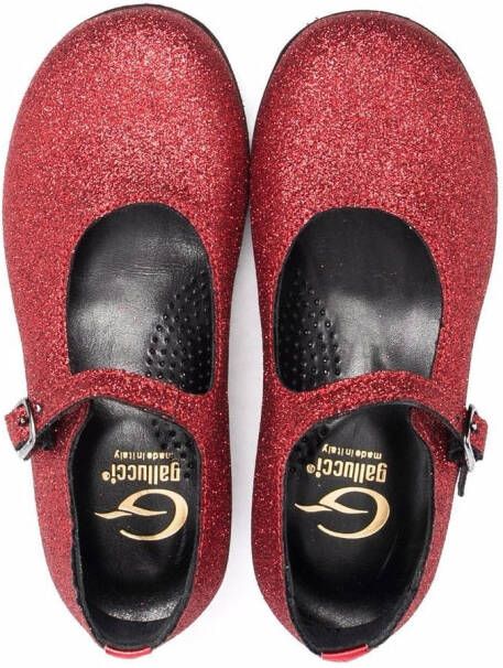 Gallucci Kids Glitter ballerina's Rood