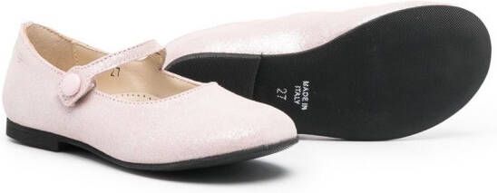 Gallucci Kids Mary Jane schoenen met glitter Roze