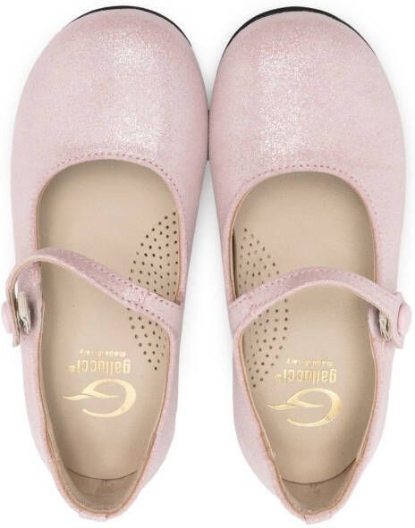 Gallucci Kids Mary Jane schoenen met glitter Roze