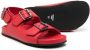 Gallucci Kids Milano sandalen met dubbele gesp Rood - Thumbnail 2