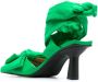 GANNI Sandalen met strikdetail Groen - Thumbnail 3