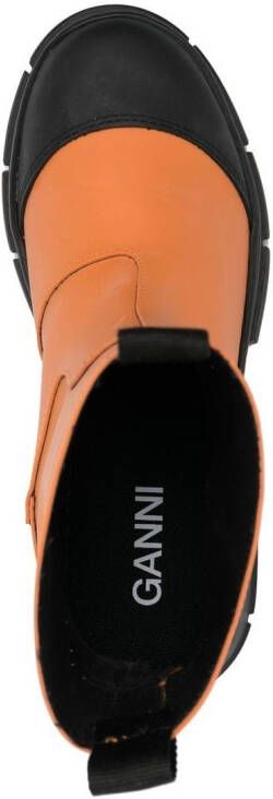 GANNI Chunky laarzen Oranje