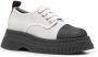 GANNI Creepers canvas derby veterschoenen Grijs - Thumbnail 2