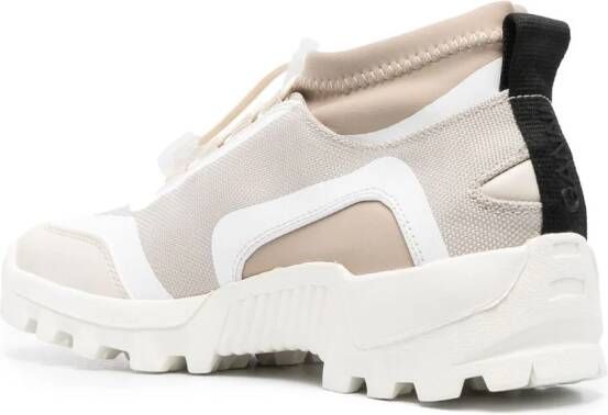 GANNI Sneakers met vlakken Beige