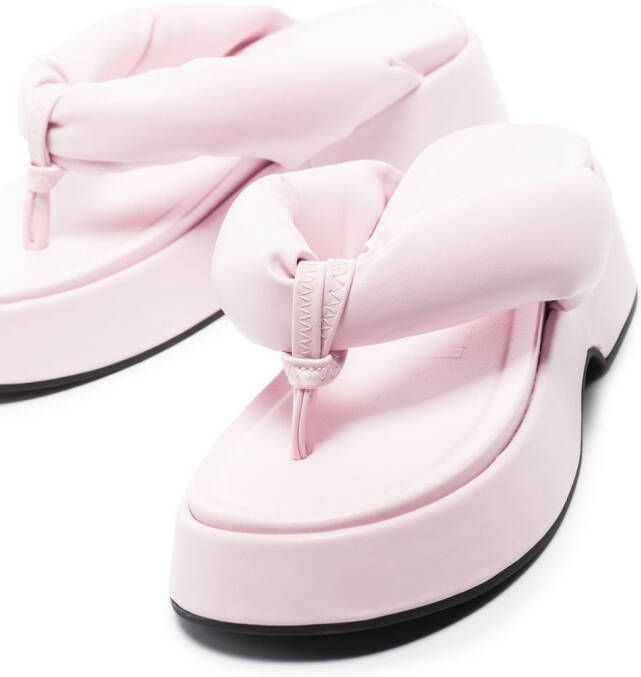 GANNI Gewatteerde sandalen Roze - Foto 2