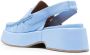 GANNI Leren muiltjes Blauw - Thumbnail 3