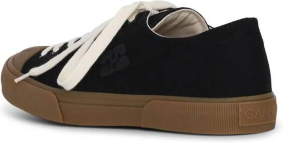 GANNI Sneakers met geborduurd logo Zwart