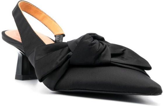 GANNI Slingback pumps Zwart