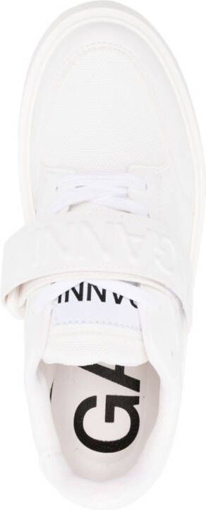 GANNI Sneakers met klittenband Wit